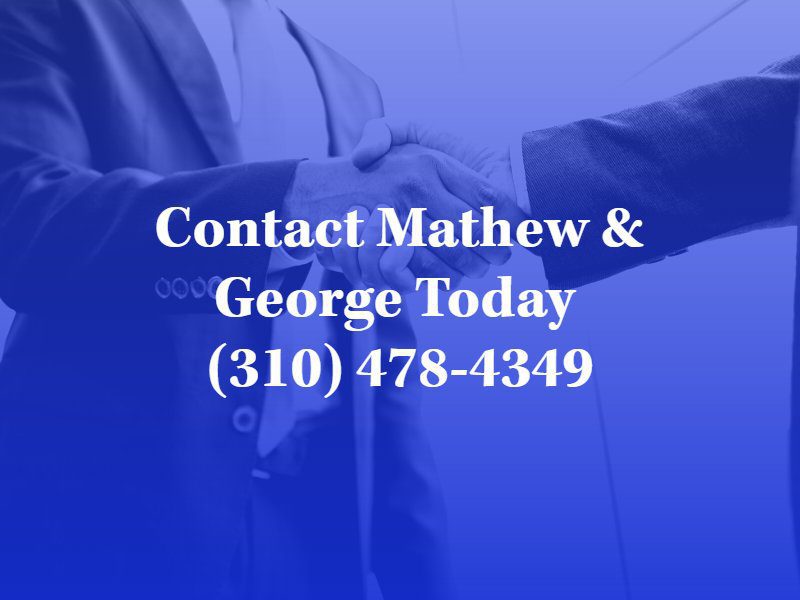Contact experienced Los Angeles wrongful termination attorneys at Mathew & George